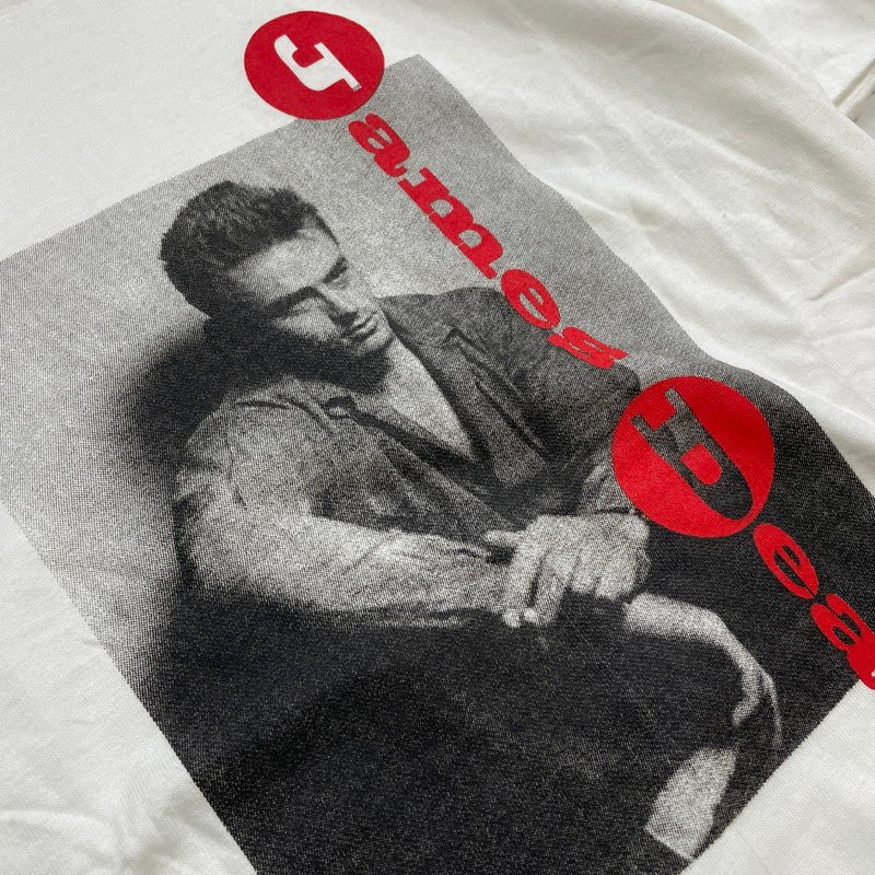 【中古品】【メンズ】 FRUIT OF THE LOOM フルーツオブザルーム 90's JAMES DEAN PRINT TEE 90年代 ジェームズ・ディーン プリント Tシャツ 半袖 トップス 145-260413-yo-01-tei サイズ：M カラー：ホワイト 万代Net店