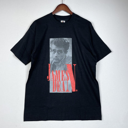 【中古品】【メンズ】 FRUIT OF THE LOOM フルーツオブザルーム 90's JAMES DEAN PRINT TEE 90年代 ジェームズ・ディーン プリント Tシャツ 半袖 トップス 145-260413-yo-02-tei サイズ：M カラー：ブラック 万代Net店