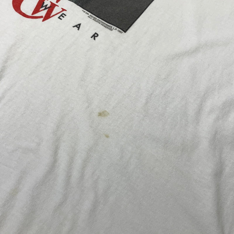【中古品】【メンズ】 TULTEX タルテックス 90's DR SEUSS THE CAT IN THE HAT PRINT TEE 90年代 ドクタースース キャットインザハット プリント Tシャツ 半袖 トップス 145-260703-yo-03-tei サイズ：2XL カラー：ホワイト 万代Net店