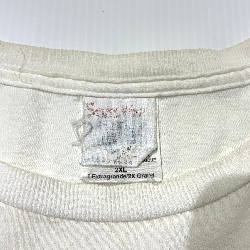 【中古品】【メンズ】 TULTEX タルテックス 90's DR SEUSS THE CAT IN THE HAT PRINT TEE 90年代 ドクタースース キャットインザハット プリント Tシャツ 半袖 トップス 145-260703-yo-03-tei サイズ：2XL カラー：ホワイト 万代Net店
