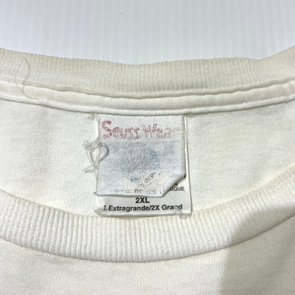 【中古品】【メンズ】 TULTEX タルテックス 90's DR SEUSS THE CAT IN THE HAT PRINT TEE 90年代 ドクタースース キャットインザハット プリント Tシャツ 半袖 トップス 145-260703-yo-03-tei サイズ：2XL カラー：ホワイト 万代Net店