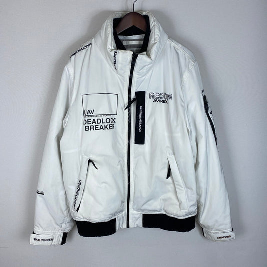 【中古品】【メンズ】 21AW WEATHR WATCHER FLIGHT JACKET 6112127 ウェザー ウォッチャー フライト ジャケット アウター 145-260420-KS-01-tei サイズ：XL カラー：ホワイト 万代Net店