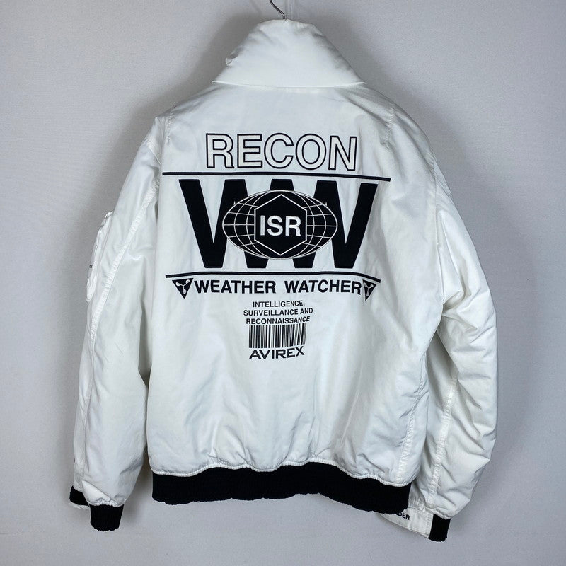 【中古品】【メンズ】 21AW WEATHR WATCHER FLIGHT JACKET 6112127 ウェザー ウォッチャー フライト ジャケット アウター 145-260420-KS-01-tei サイズ：XL カラー：ホワイト 万代Net店
