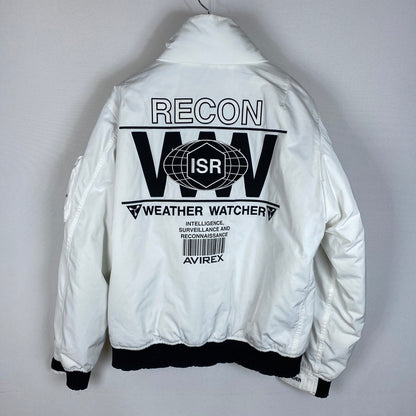 【中古品】【メンズ】 21AW WEATHR WATCHER FLIGHT JACKET 6112127 ウェザー ウォッチャー フライト ジャケット アウター 145-260420-KS-01-tei サイズ：XL カラー：ホワイト 万代Net店