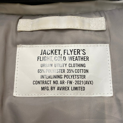 【中古品】【メンズ】 21AW WEATHR WATCHER FLIGHT JACKET 6112127 ウェザー ウォッチャー フライト ジャケット アウター 145-260420-KS-01-tei サイズ：XL カラー：ホワイト 万代Net店