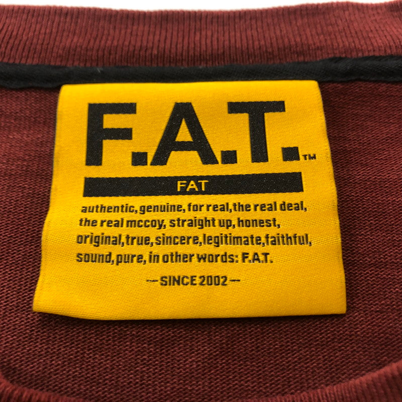 【中古品】【メンズ】 FAT エフエイティー FADEMENTIC F32520-CT13-AB フェイドメンティック 長袖 トップス スウェット トレーナー 142-260702-sa-15-tei サイズ：FAT カラー：ボルドー 万代Net店