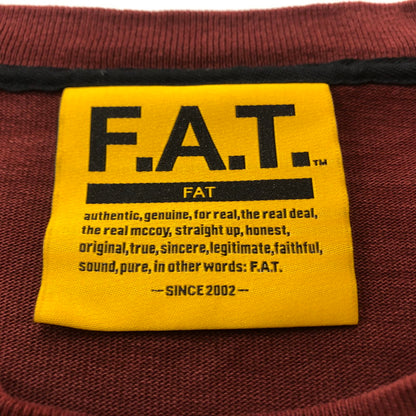 【中古品】【メンズ】 FAT エフエイティー FADEMENTIC F32520-CT13-AB フェイドメンティック 長袖 トップス スウェット トレーナー 142-260702-sa-15-tei サイズ：FAT カラー：ボルドー 万代Net店