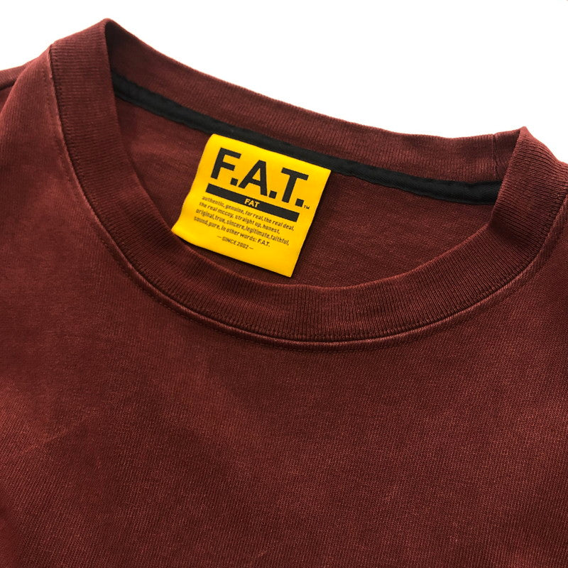 【中古品】【メンズ】 FAT エフエイティー FADEMENTIC F32520-CT13-AB フェイドメンティック 長袖 トップス スウェット トレーナー 142-260702-sa-15-tei サイズ：FAT カラー：ボルドー 万代Net店