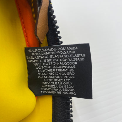 【現状渡し品】【メンズ】 HERMES エルメス NEOBAN PURP FICTION POUCH ネオバン プルプフィクション ポーチ カバン ハンドバッグ 180-260529-ks-07-tei サイズ：本体のみ/内部汚れ有 カラー：イエロー 万代Net店