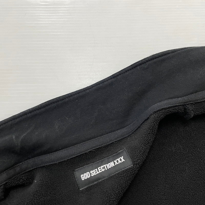 【中古品】【メンズ】 GOD SELECTION XXX ゴッドセレクショントリプルエックス FLEECE JACKET フリースジャケット ライトアウター 142-260413-yo-13-fuzh サイズ：L カラー：ブラック 万代Net店