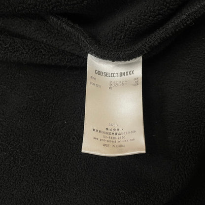 【中古品】【メンズ】 GOD SELECTION XXX ゴッドセレクショントリプルエックス FLEECE JACKET フリースジャケット ライトアウター 142-260413-yo-13-fuzh サイズ：L カラー：ブラック 万代Net店