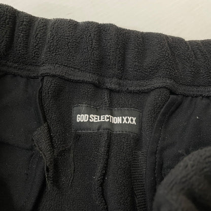 【中古品】【メンズ】 GOD SELECTION XXX ゴッドセレクショントリプルエックス FLEECE PANT フリース パンツ ボトムス 153-260413-yo-16-fuzh サイズ：M カラー：ブラック 万代Net店