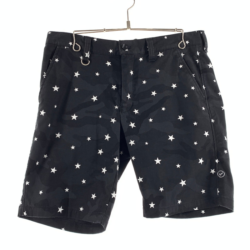 【中古品】【メンズ】 unifoam experiment ユニフォームエクスペリメント STAR CAMO SHORT UE-160133 スター カモ ショートパンツ ボトムス ショーツ 153-260716-ko-17-tei サイズ：1 カラー：ブラック 万代Net店
