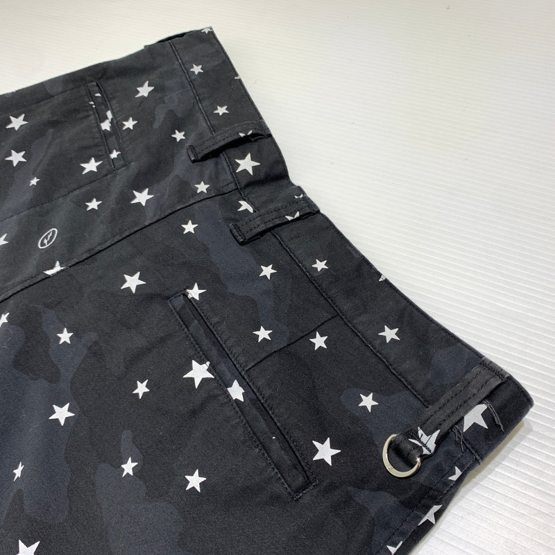 【中古品】【メンズ】 unifoam experiment ユニフォームエクスペリメント STAR CAMO SHORT UE-160133 スター カモ ショートパンツ ボトムス ショーツ 153-260716-ko-17-tei サイズ：1 カラー：ブラック 万代Net店