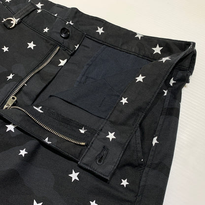 【中古品】【メンズ】 unifoam experiment ユニフォームエクスペリメント STAR CAMO SHORT UE-160133 スター カモ ショートパンツ ボトムス ショーツ 153-260716-ko-17-tei サイズ：1 カラー：ブラック 万代Net店