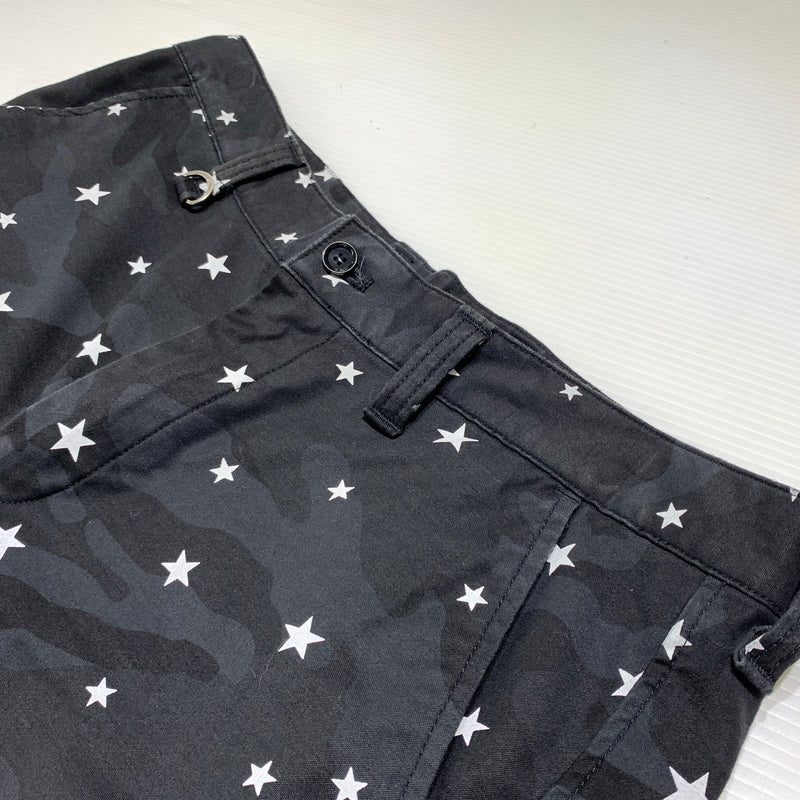 【中古品】【メンズ】 unifoam experiment ユニフォームエクスペリメント STAR CAMO SHORT UE-160133 スター カモ ショートパンツ ボトムス ショーツ 153-260716-ko-17-tei サイズ：1 カラー：ブラック 万代Net店
