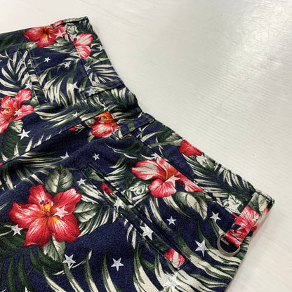 【現状渡し品】【メンズ】 UNIFOAM EXEPERIMENT ユニフォーム エクスペリメント FLORAL PATTERN SHORT PANTS UE140009 花柄 ショート パンツ ボトムス 短パン 153-260730-sa-22-tei サイズ：2 カラー：花柄 万代Net店