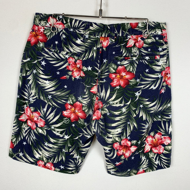 【現状渡し品】【メンズ】 UNIFOAM EXEPERIMENT ユニフォーム エクスペリメント FLORAL PATTERN SHORT PANTS UE140009 花柄 ショート パンツ ボトムス 短パン 153-260730-sa-22-tei サイズ：2 カラー：花柄 万代Net店