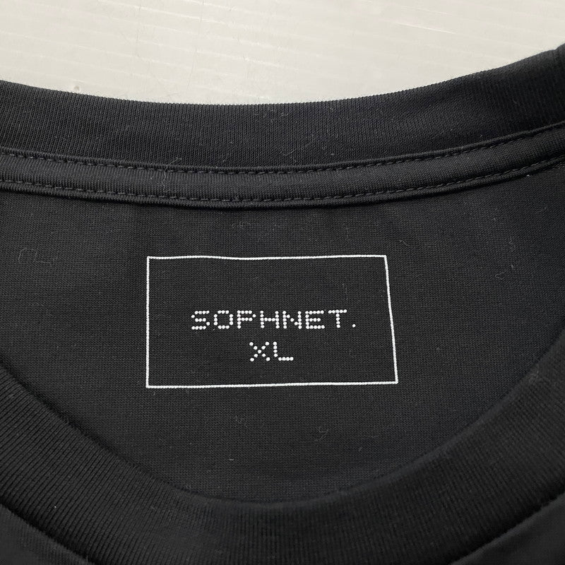 【中古品】【メンズ】 SOPHNET. ソフネット ESSENTIALS TEE SOPH-240059 エッセンシャル ロングスリーブ Tシャツ 長袖 トップス 142-260413-yo-05-tei サイズ：XL カラー：ブラック 万代Net店