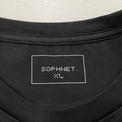 【中古品】【メンズ】 SOPHNET. ソフネット ESSENTIALS TEE SOPH-240059 エッセンシャル ロングスリーブ Tシャツ 長袖 トップス 142-260413-yo-05-tei サイズ：XL カラー：ブラック 万代Net店