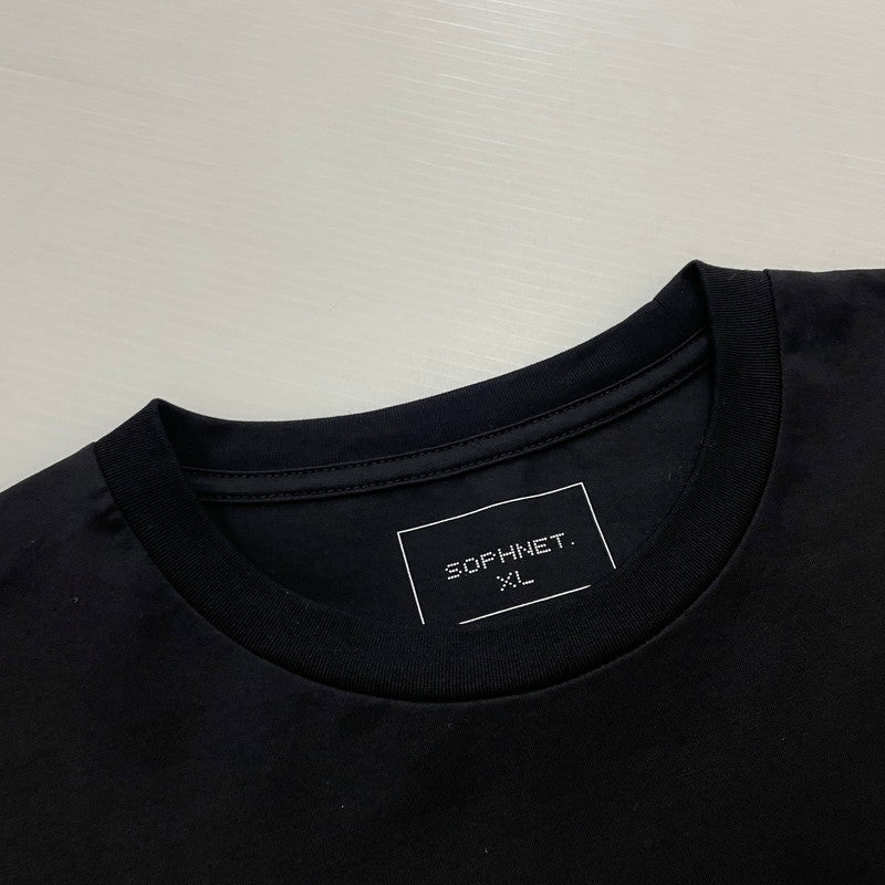 【中古品】【メンズ】 SOPHNET. ソフネット ESSENTIALS TEE SOPH-240059 エッセンシャル ロングスリーブ Tシャツ 長袖 トップス 142-260413-yo-05-tei サイズ：XL カラー：ブラック 万代Net店