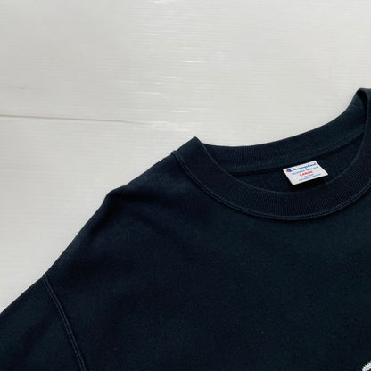 【中古品】【メンズ】 SOPHNET. ソフネット × CHAMPION チャンピオン 別注 コラボ REVERSE WEAVE CREWNECK SWEAT C8-Z009 リバースウィーブ クルーネック スウェット 長袖 トップス トレーナー 142-260413-yo-06-tei サイズ：L カラー：ブラック 万代Net店