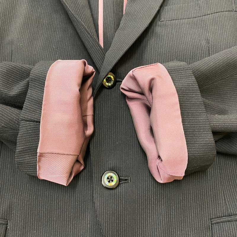 【中古品】【メンズ】 25SS SUIT SETUP PO-J002 セットアップ スーツ セットアップ 140-260420-KS-05-tei サイズ：M カラー：ブラック 万代Net店