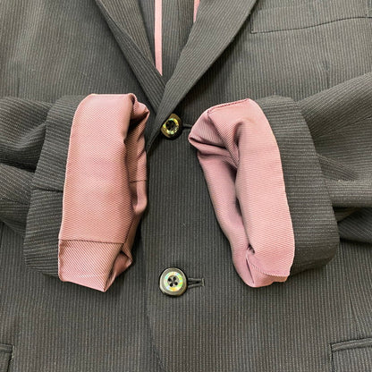 【中古品】【メンズ】 25SS SUIT SETUP PO-J002 セットアップ スーツ セットアップ 140-260420-KS-05-tei サイズ：M カラー：ブラック 万代Net店