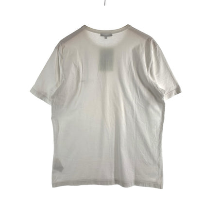 【中古品】【メンズ】 COMME DES GARCONS HOMME LOGO コムデギャルソン オム ロゴ 半袖Tシャツ カットソー ブランド 古着 140-260614-gm-27-fuz サイズ：L カラー：ホワイト 万代Net店