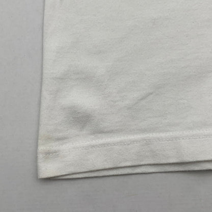 【中古品】【メンズ】 COMME DES GARCONS HOMME LOGO コムデギャルソン オム ロゴ 半袖Tシャツ カットソー ブランド 古着 140-260614-gm-27-fuz サイズ：L カラー：ホワイト 万代Net店