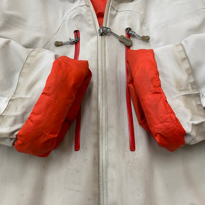 【ジャンク品】【メンズ】 NYLON DOWN JACKET STY30450F8 ナイロン ダウンジャケット アウター 144-260420-KS-11-tei サイズ：M カラー：グレー 万代Net店