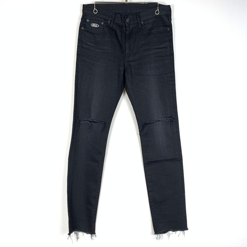 【中古品】【メンズ】 HYSTERIC GRAMOUR ヒステリックグラマー DENIM PANTS 02173AP19 デニムパンツ ボトムス ジーンズ ダメージ加工 151-260423-ko-12-fuzh サイズ：31 カラー：ブラック 万代Net店