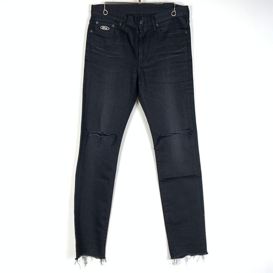 【中古品】【メンズ】 HYSTERIC GRAMOUR ヒステリックグラマー DENIM PANTS 02173AP19 デニムパンツ ボトムス ジーンズ ダメージ加工 151-260423-ko-12-tei サイズ：31 カラー：ブラック 万代Net店