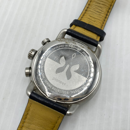 【中古品】【メンズ】 NORDGREEN ノードグリーン PIONEER 316L STAINLESS CHRONOGRAPH パイオニア 316Lステンレス クロノグラフ クォーツ 腕時計 197-260808-yo-13-tei カラー：シルバー 万代Net店