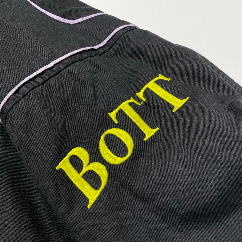 【中古品】【メンズ】 BOTT ボット COTTON RACING JACKET 223BOTT04 コットン レーシング ジャケット アウター 142-260417-yo-04-tei サイズ：XXL カラー：ブラック 万代Net店