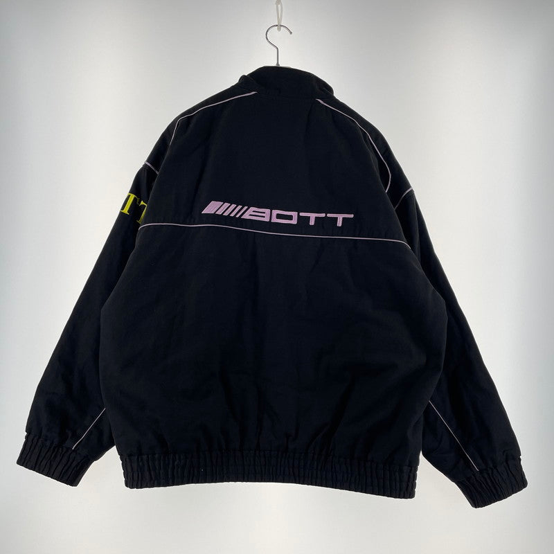【中古品】【メンズ】 BOTT ボット COTTON RACING JACKET 223BOTT04 コットン レーシング ジャケット アウター 142-260417-yo-04-tei サイズ：XXL カラー：ブラック 万代Net店