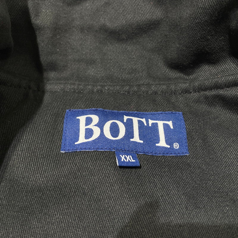 【中古品】【メンズ】 BOTT ボット COTTON RACING JACKET 223BOTT04 コットン レーシング ジャケット アウター 142-260417-yo-04-tei サイズ：XXL カラー：ブラック 万代Net店