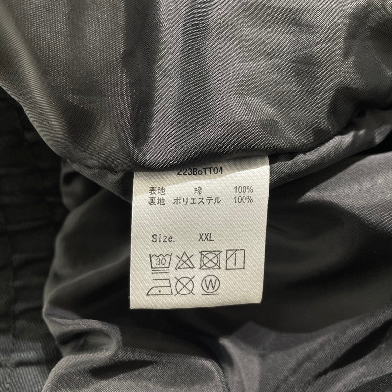 【中古品】【メンズ】 BOTT ボット COTTON RACING JACKET 223BOTT04 コットン レーシング ジャケット アウター 142-260417-yo-04-tei サイズ：XXL カラー：ブラック 万代Net店