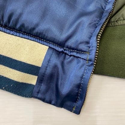 【中古品】【メンズ】 ALPHA INDUSTRIES アルファ インダストリーズ REVERSIBLE SOUVENIR JACKET TA1173-042 リバーシブル スーべニア ジャケット ライトアウター スカジャン 145-260422-ks-08-tei サイズ：S カラー：ブルー 万代Net店