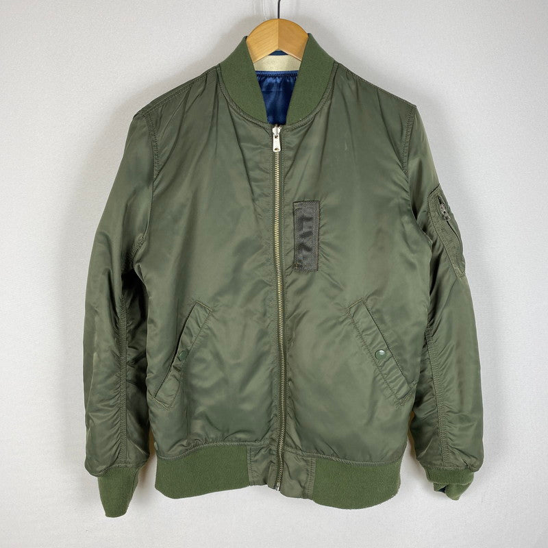 【中古品】【メンズ】 ALPHA INDUSTRIES アルファ インダストリーズ REVERSIBLE SOUVENIR JACKET TA1173-042 リバーシブル スーべニア ジャケット ライトアウター スカジャン 145-260422-ks-08-tei サイズ：S カラー：ブルー 万代Net店