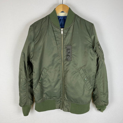 【中古品】【メンズ】 ALPHA INDUSTRIES アルファ インダストリーズ REVERSIBLE SOUVENIR JACKET TA1173-042 リバーシブル スーべニア ジャケット ライトアウター スカジャン 145-260422-ks-08-tei サイズ：S カラー：ブルー 万代Net店