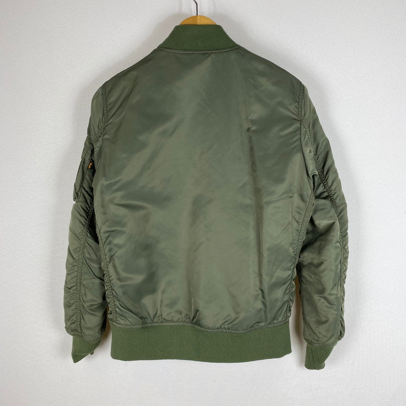 【中古品】【メンズ】 ALPHA INDUSTRIES アルファ インダストリーズ REVERSIBLE SOUVENIR JACKET TA1173-042 リバーシブル スーべニア ジャケット ライトアウター スカジャン 145-260422-ks-08-tei サイズ：S カラー：ブルー 万代Net店