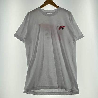 【中古品】【メンズ】 REDWING レッド ウィング LOGO TEE ロゴ Tシャツ 半袖 トップス 145-260801-sa-04-tei サイズ：L カラー：ホワイト 万代Net店