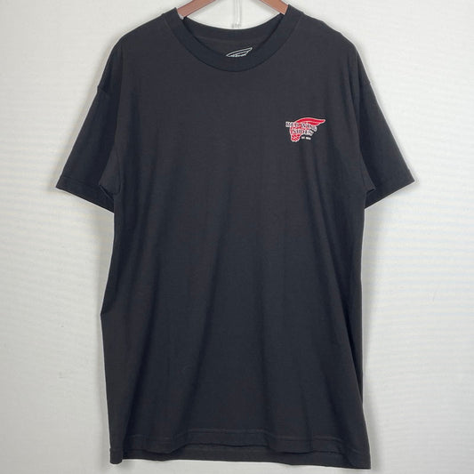 【中古品】【メンズ】 REDWING レッドウィング LOGO TEE ロゴ Tシャツ 半袖 トップス 145-260731-sa-06-tei サイズ：L カラー：ブラック 万代Net店