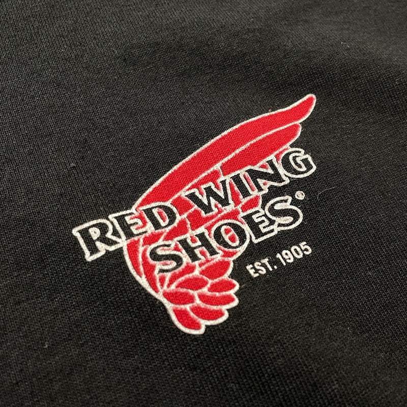 【中古品】【メンズ】 REDWING レッドウィング LOGO TEE ロゴ Tシャツ 半袖 トップス 145-260731-sa-06-tei サイズ：L カラー：ブラック 万代Net店