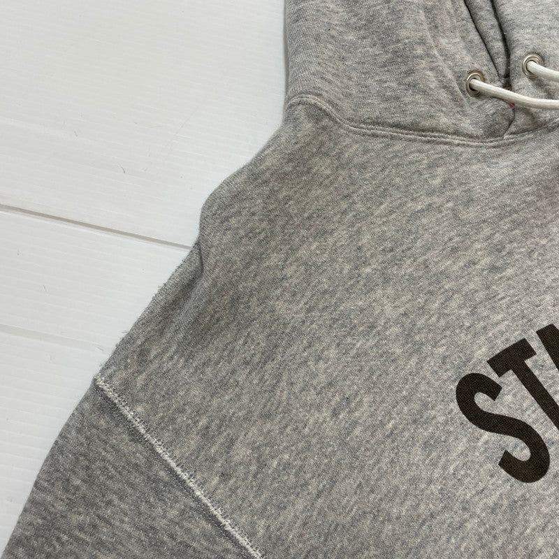 【中古品】【メンズ】 STANDARD CALIFORNIA スタンダードカリフォルニア LOGO HOODIE ロゴ フーディー トップス プルオーバーパーカー 145-260418-ko-09-tei サイズ：XL カラー：グレー 万代Net店