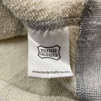 【中古品】【メンズ】 STANDARD CALIFORNIA スタンダードカリフォルニア LOGO HOODIE ロゴ フーディー トップス プルオーバーパーカー 145-260418-ko-09-tei サイズ：XL カラー：グレー 万代Net店