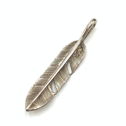 【中古品】【メンズ】 Wild Wood ワイルドウッド SV FEATHER シルバー フェザー アクセサリー ペンダントトップ 191-260724-ko-05-tei カラー：シルバー 万代Net店