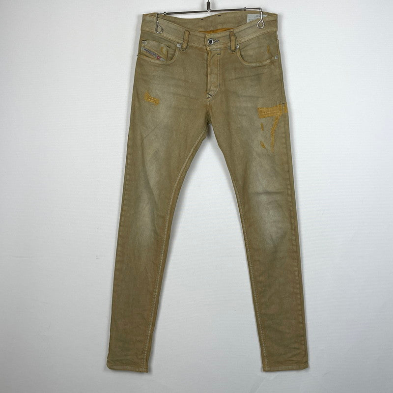 【現状渡し品】【メンズ】 DIESEL ディーゼル SLEENKER DENIM PANTS スリンカー デニム パンツ ボトムス ジーンズ 152-260801-sa-27-tei サイズ：27 カラー：ブラウン 万代Net店
