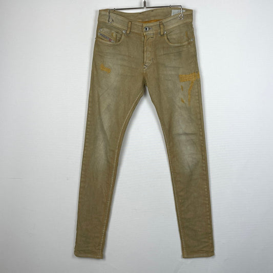 【現状渡し品】【メンズ】 DIESEL ディーゼル SLEENKER DENIM PANTS スリンカー デニム パンツ ボトムス ジーンズ 152-260801-sa-27-tei サイズ：27 カラー：ブラウン 万代Net店